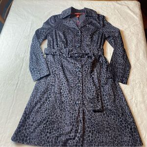 Kirna Zabete For Target Lipstick Kiss Trench Coat Size Small
